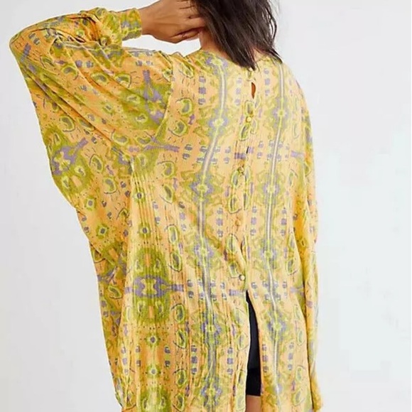 FREE PEOPLE EUC THIS IS IT SUN FADED TUNIC SIZE SMALL - Picture 3 of 9